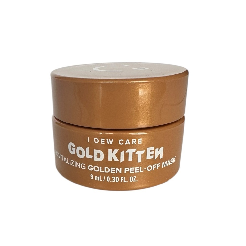 I Dew Care Gold Kitten 24K Gold Peel-Off Mask Mini 9mL NIB - Picture 3 of 5